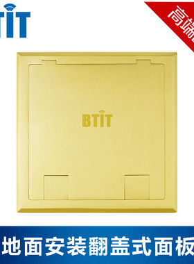 BTIT GP210A 地面安装翻盖式面板 地面插座 地插座 开启式地插座