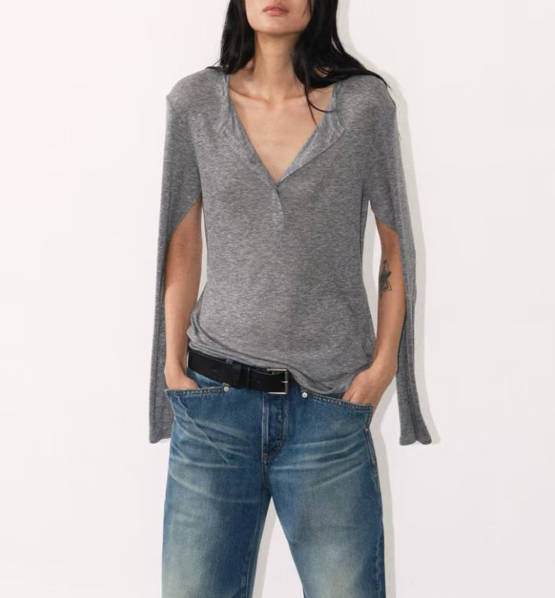 Liegee 高品质 布料100还原[多色经典] Henley 亨利领开袖T恤上衣