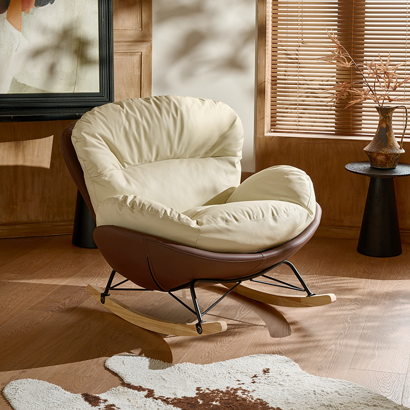 网红北欧懒人沙发单人摇椅
