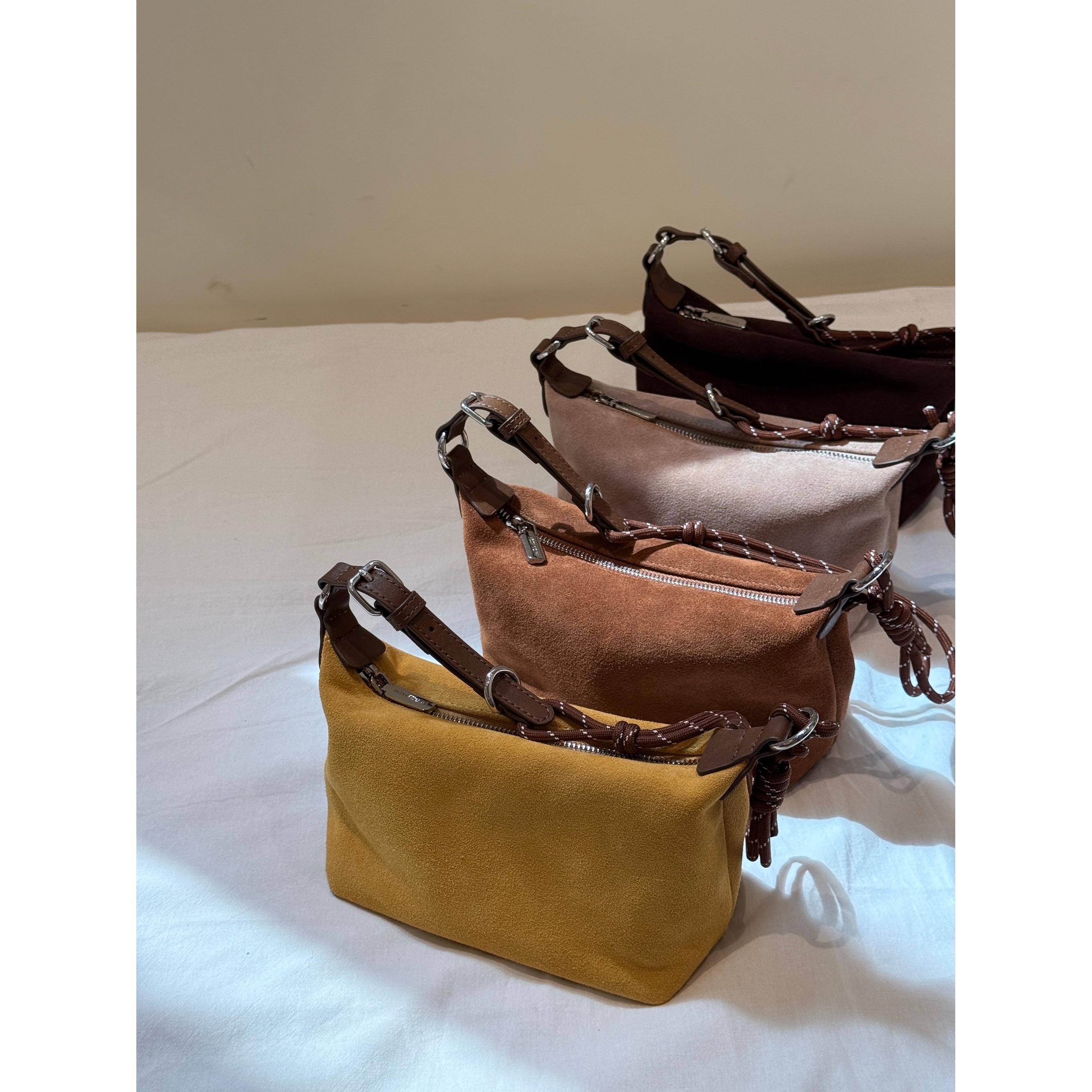 C&Y磨砂皮饺子包~小众原创设计极简小腋下单肩斜挎手提包