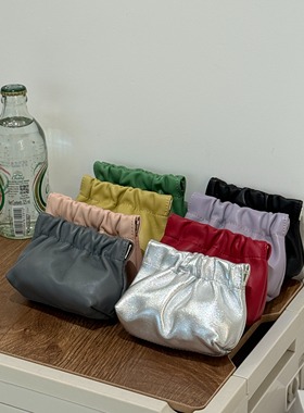 C&Y羊皮小收纳《小荷包》~小众设计夹子包 文玩收纳包 口红零钱包