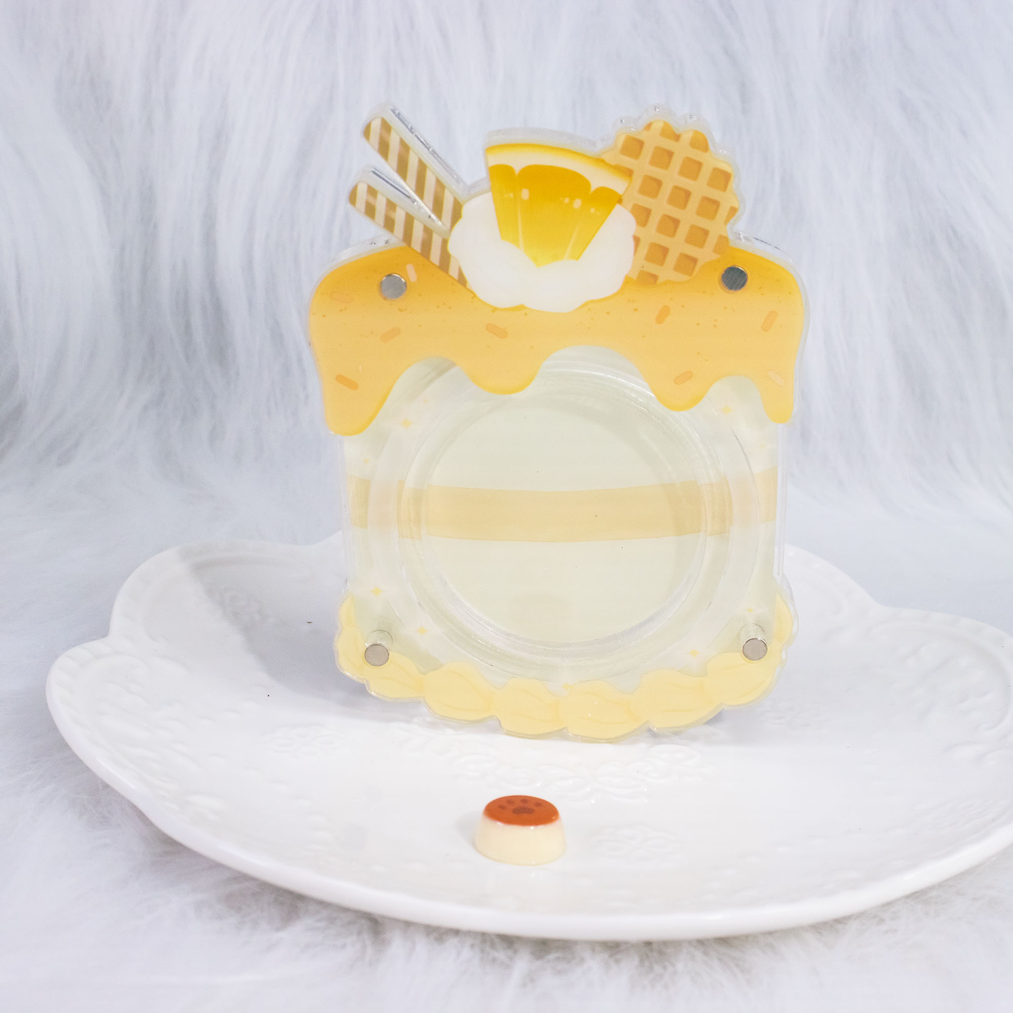 七口小蛋糕亚克力吧唧谷美徽章