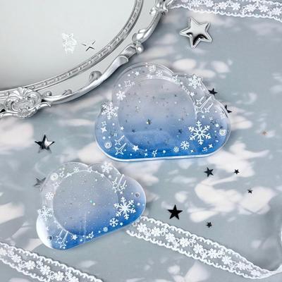 云雪团子雪花吧唧砖谷美