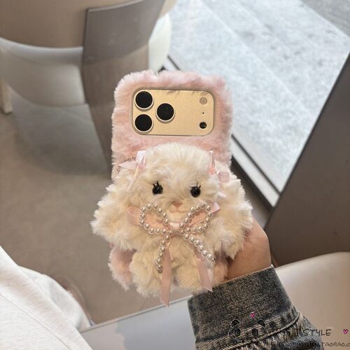 毛毛绒绒OPPO find x9手机壳8ultra/7reno4se兔子k5/a3/a6秋冬2pro暖1女realme15真我GT/a78+/a36a96可爱a97