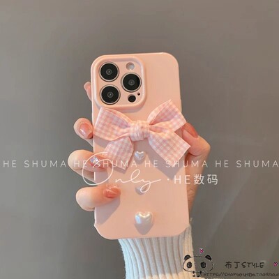 韩少女可爱蝴蝶结realme15/14/13/12手机壳narzo20/n63真我n55网红n53/50i/v60/note70小众c33/c35s/c85/c75x