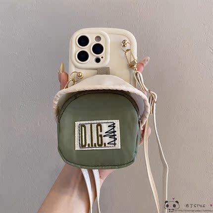 ins零钱包OPPO find x9手机壳8ultra/7斜挎reno4se网红k5绳a3可爱a6/2pro女1realme15真我GT/a78套a36/a96/97