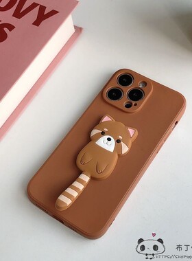 网红小浣熊支架vivo x300pro手机壳y400/y500/x100/x200mini/s50女s30u/20/s21/s19可爱s18/s17t4x/v40/v29e
