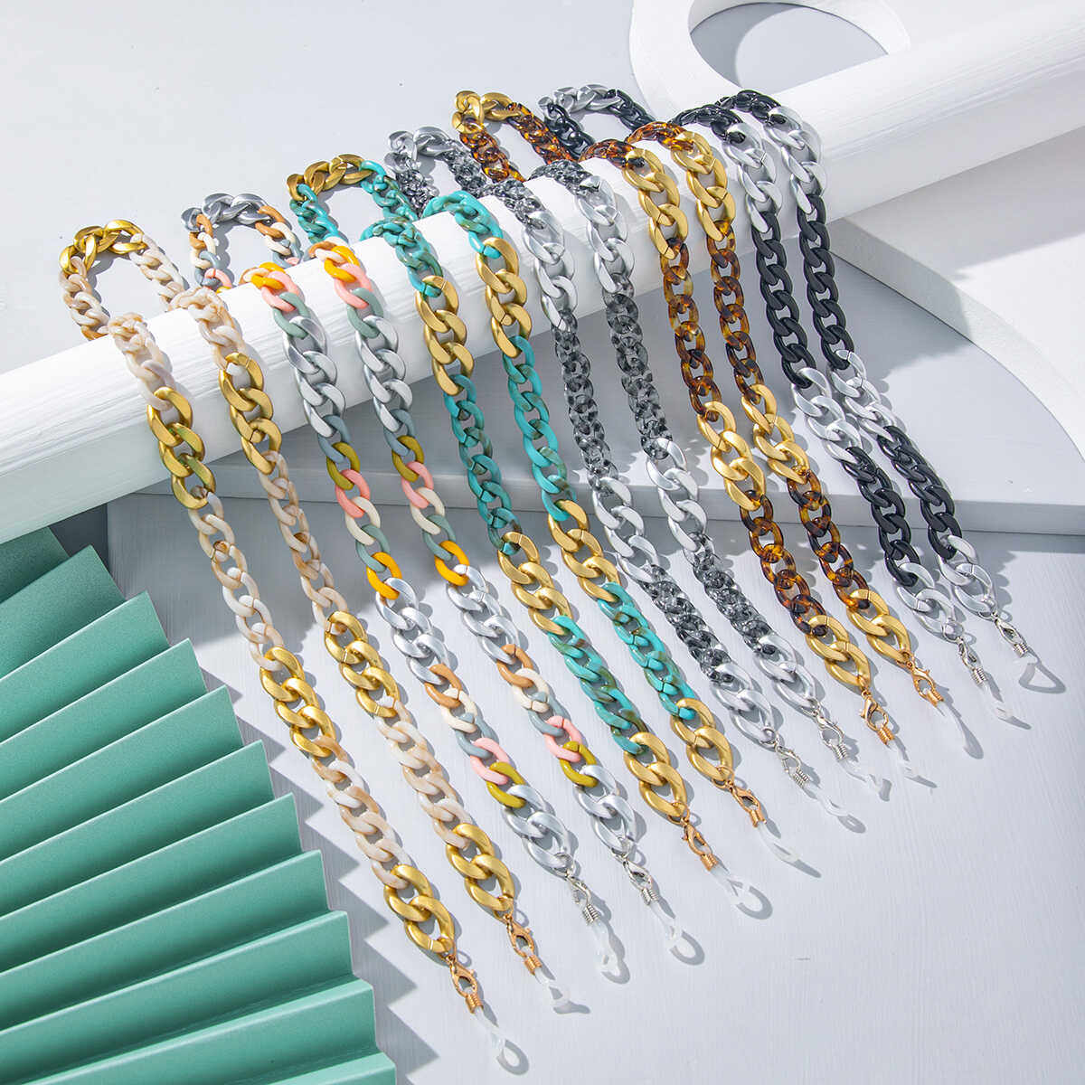 Clove 复古男女墨镜链豹纹眼镜链条亚克力耳机挂脖链小众口罩链条,ZIPPO/瑞士军刀/眼镜,眼镜链,淘宝优惠券,粉丝福利购,淘宝优惠卷