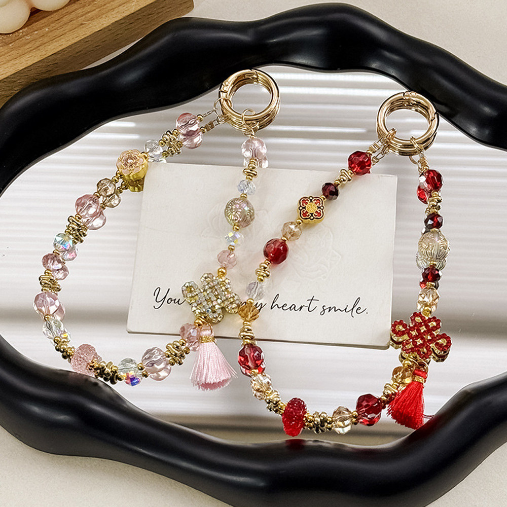 Clove 中国结流苏手机链短款新中式钥匙扣装饰绳国风痛包包挂件女,饰品/流行首饰/时尚饰品新,链条,淘宝优惠券,粉丝福利购,淘宝优惠卷