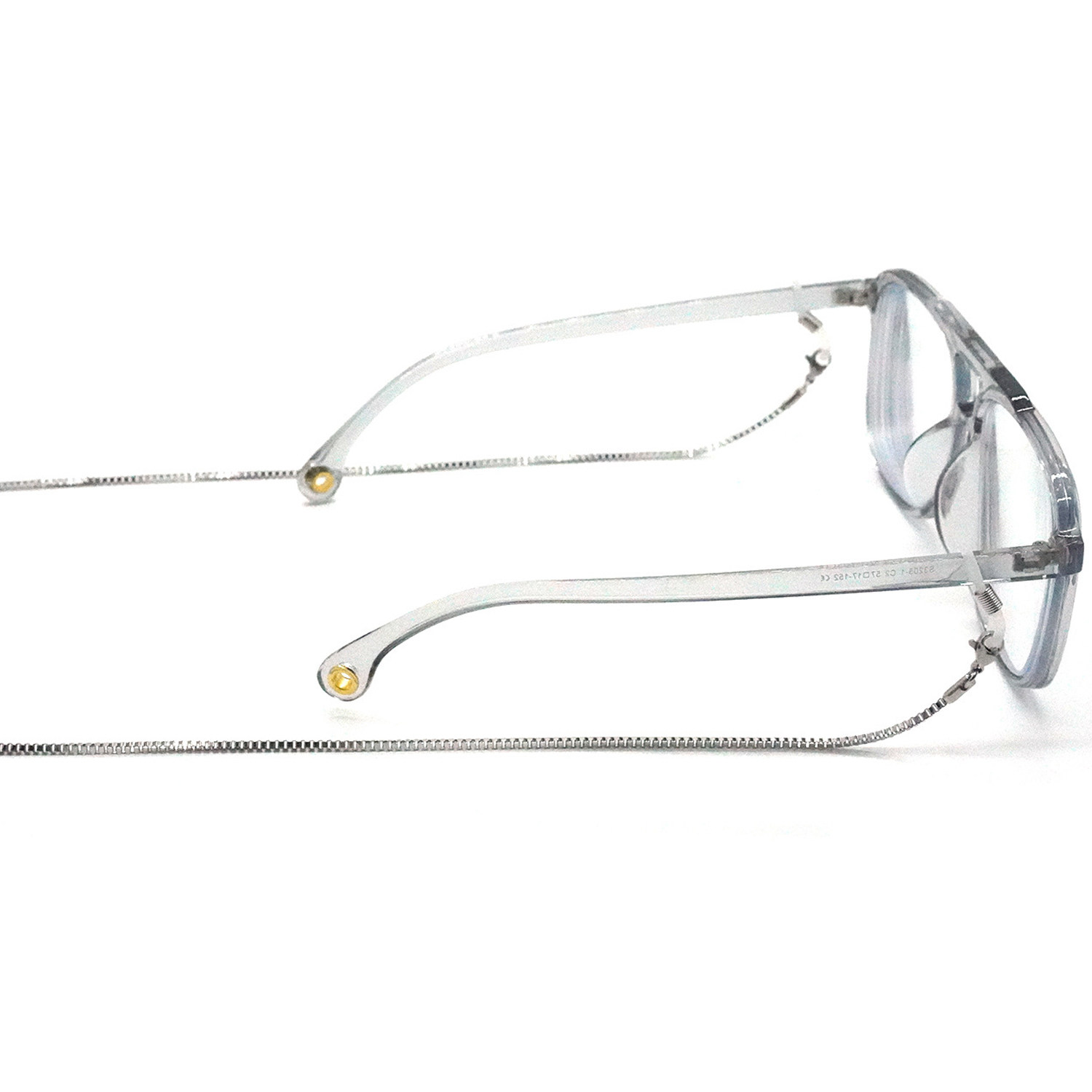 Clove 钛钢眼镜链银色威尼斯盒子链不锈钢口罩链条墨镜装饰挂脖链