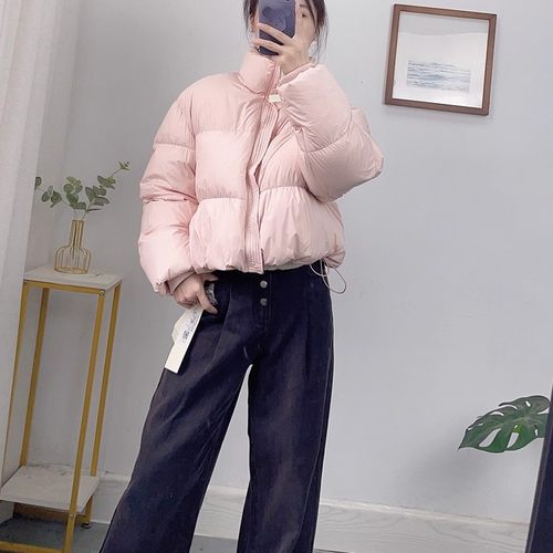 云朵泡芙款90白鸭绒羽绒服女