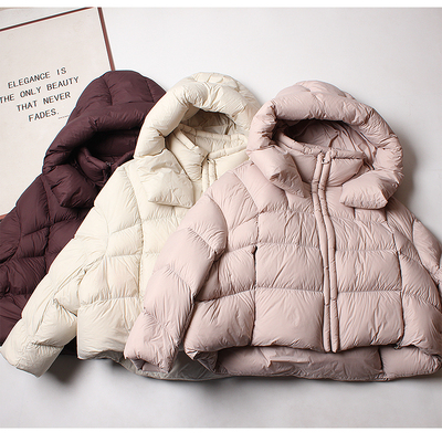 90%白鹅绒羽绒服女冬季新款