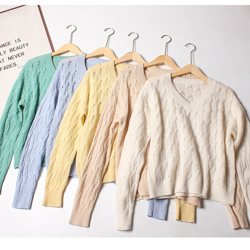 100羊毛衫女气质宽松毛衣2025秋