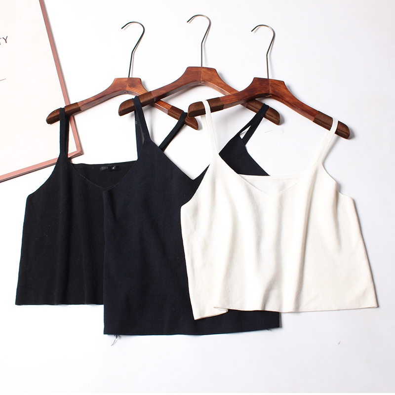 针织吊带背心女内搭上衣