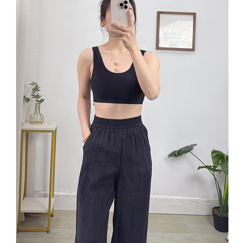 可拆海绵垫~内衣女士塑形运动背心小胸聚拢收副乳无痕文胸罩