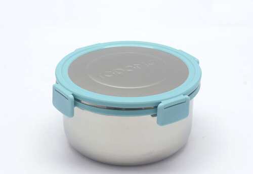 正品华美特圆方形防漏不锈钢饭盒