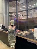 完美身材纯欲条纹显高修身 收腰吊带连衣裙女辣妹小众紧身包臀长裙