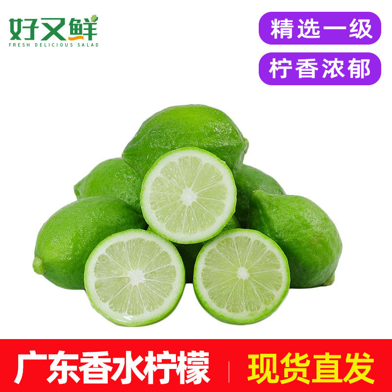 新鲜广东香水柠檬当季一级好果青柠檬酸爽多汁奶茶店清香水果包邮