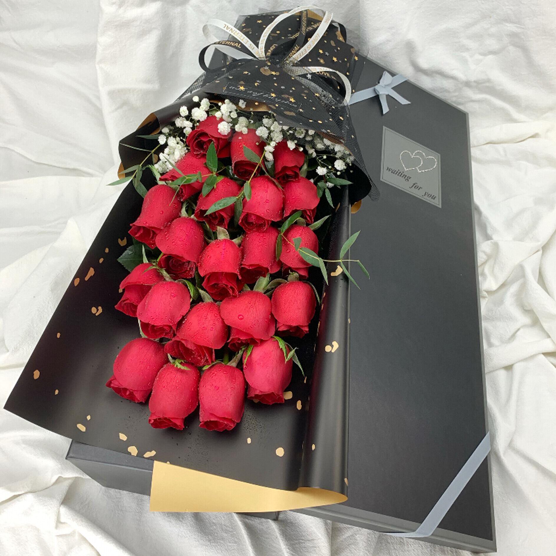 西安鲜花同城速递玫瑰康乃馨礼盒生日表白纪念日送女友长辈送花
