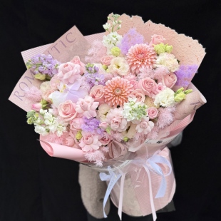 38女神节西安鲜花店同城速递玫瑰向日葵花束送女友闺蜜妈妈生日