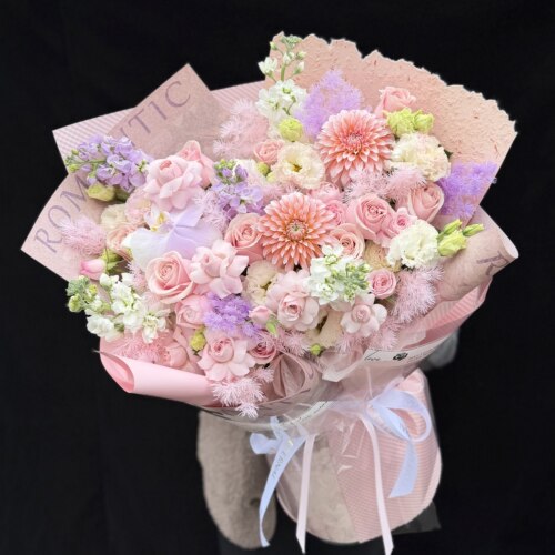 西安鲜花混搭花束送女友闺蜜妈妈