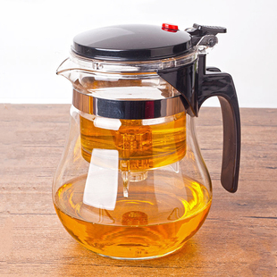 飘逸杯加厚茶具玻璃冲茶器可拆洗泡茶壶家用可拆洗内胆分茶器1200