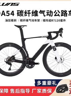 ALVAS爱瓦士DA54 MAX 大武士R7120全碳纤维公路自行车2×12速