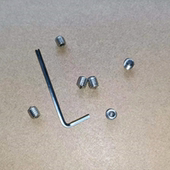 不锈钢龙头把手柄固定5毫米内六角螺丝厨房洗手间面盆冷热水配件