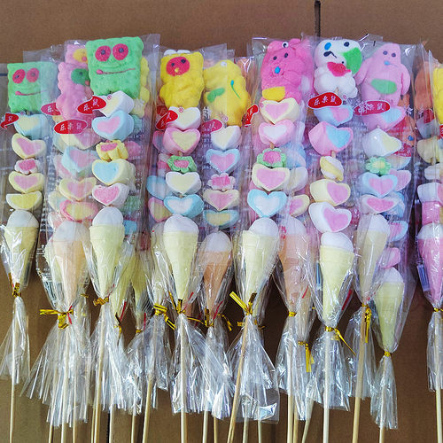 卡通棉花糖串串冰糖葫芦软糖