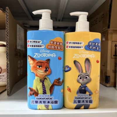 kekebebe儿童洗发露500g进口植物精华柔顺不炸毛弱酸性洗发沐浴露