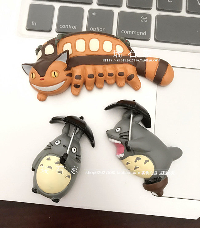 日单 龙猫树脂冰箱贴 满58包邮 卡通创意礼品