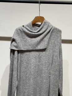 深圳主z原创品牌2025新款 百搭显瘦气质圆领绵羊毛毛衣女 冬时尚