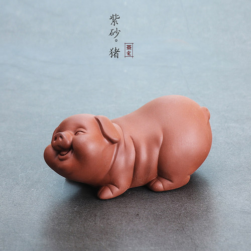 宜兴紫砂可爱精品招财小配件茶宠