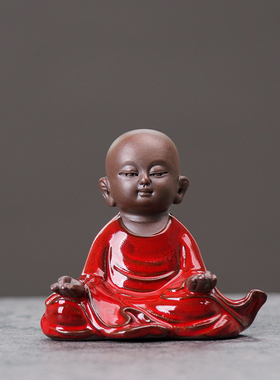 宜兴正品紫砂可养禅意风茶宠摆件