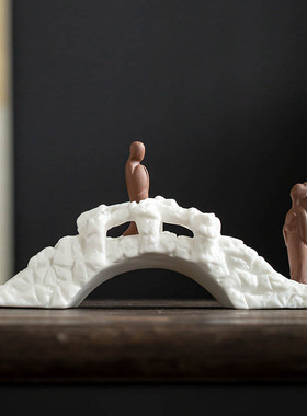 陶瓷新中式客厅盆景沙盘