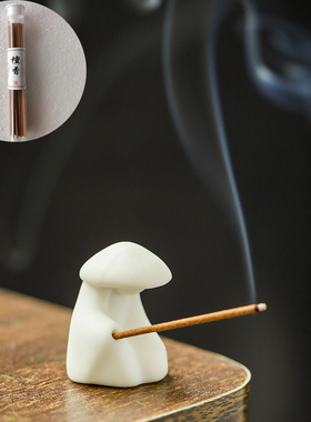 禅意风姜太公老翁檀香线陶瓷茶盘