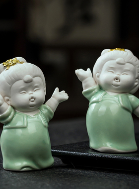 陶瓷新中式客厅书房玄关