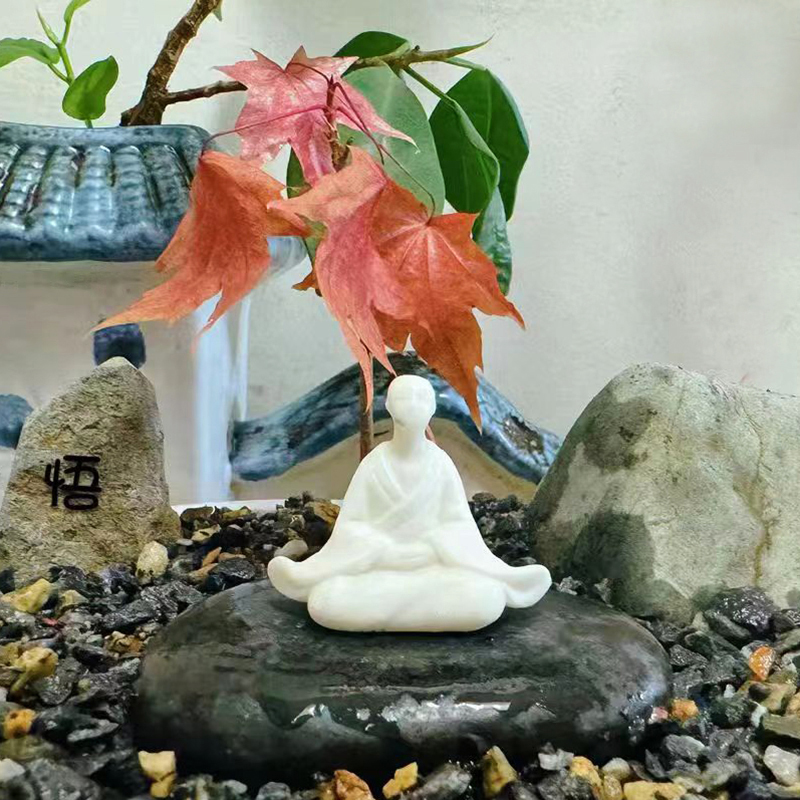 陶瓷新中式盆景鱼缸微景观