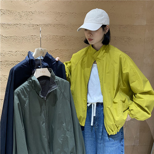 TYJR韩版宽松双面穿外套女上衣