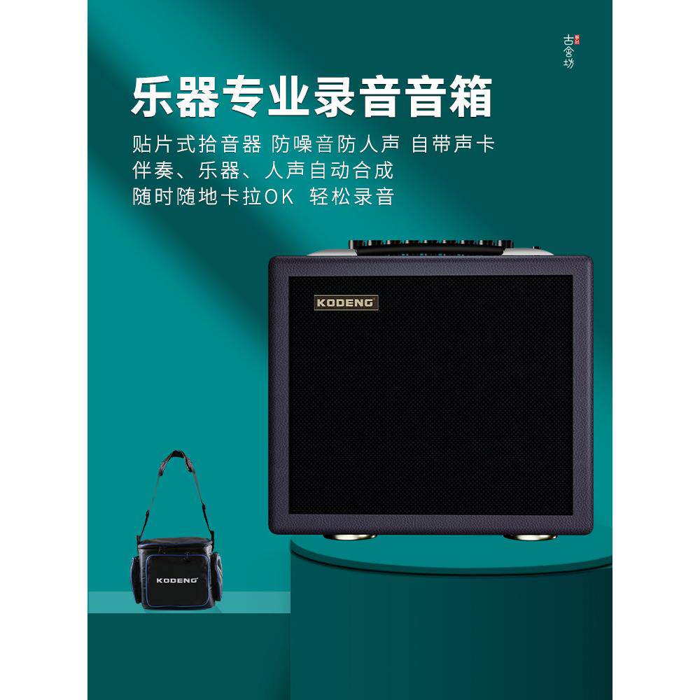 酷登K6乐器专业录音直播音箱拾音器古筝古琴琵琶二胡扬琴中阮吉他