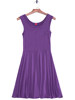 4462 (sleeveless dress) Deep purple