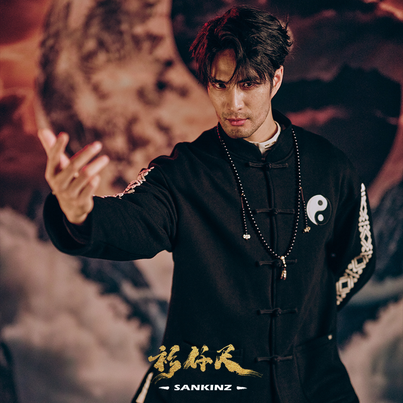 中国风唐装衫仟尺手工盘扣