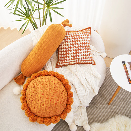 客厅卧室蒲团太阳花抱枕