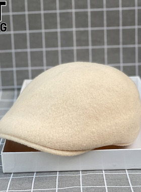 香港I.Tgreg反戴帽子女贝雷帽秋冬休闲百搭日系画家帽羊毛鸭舌帽