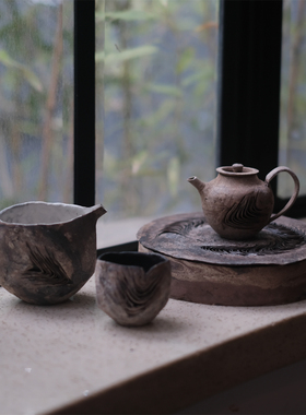 「97 Crafts」日本陶艺家  泉田之也积层杯片口茶壶茶盘茶道具