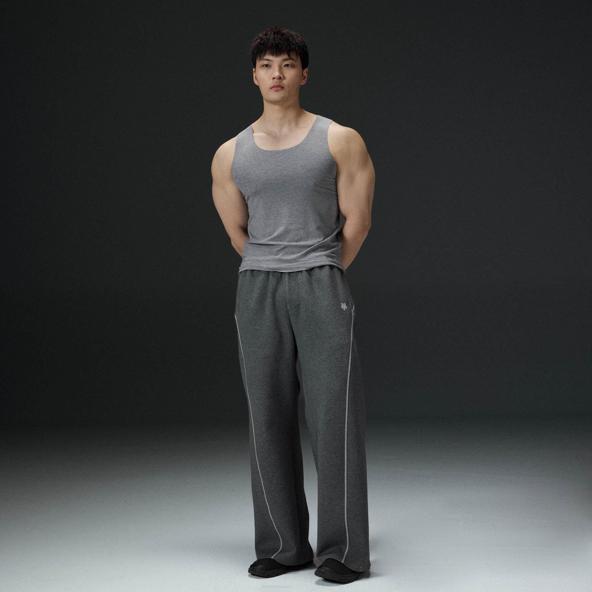 AFTERGLOW夏季天丝无痕激光裁剪背心 超弹裸感面料运动U领汗衫