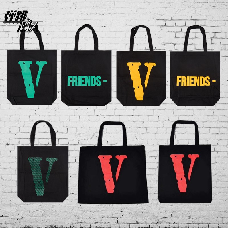 【现货】Vlone tote单肩包 大V Friends INNERSECT限定环保购物袋|msdalam kategori beg sukan/pakej luar/Fitting, Satchel/beg/pakej percutian - dari Buy2taobao.com untuk memberikan perkhidmatan ejen Taobao profesional membeli