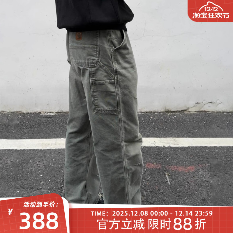 卡哈特主线B11水洗帆布工装长裤