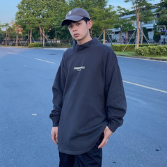 弹跳潮人 FOG Fear of God Essentials SS22植绒高领长袖加绒卫衣