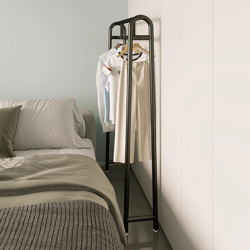 衣架落地卧室新款30cm窄角晾衣架